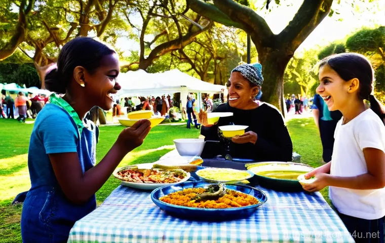 국어 교육과 다문화 환경 - **Prompt 1: "Portuguese Language Immersion at a Lively Market"**
    A bustling outdoor market scene...