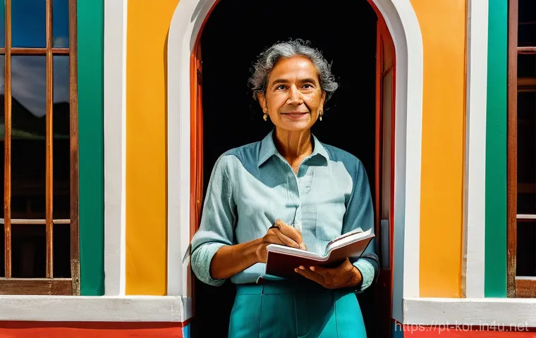 국어 학습에서의 스토리텔링 기법 - **Prompt:** A dynamic, modern learning space, showcasing a diverse young adult (wearing trendy, ever...