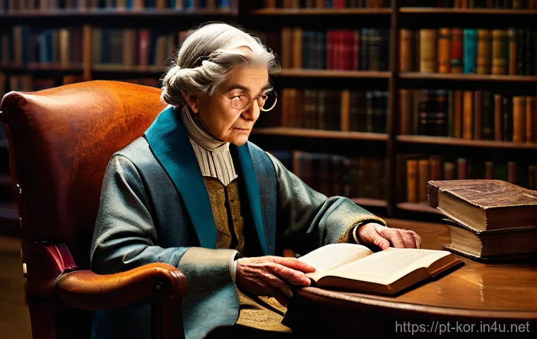 국어 문학 분석에서의 심리적 접근법 - **Prompt:** A young adult, dressed in comfortable, modest casual attire, is deeply engrossed in a pa...