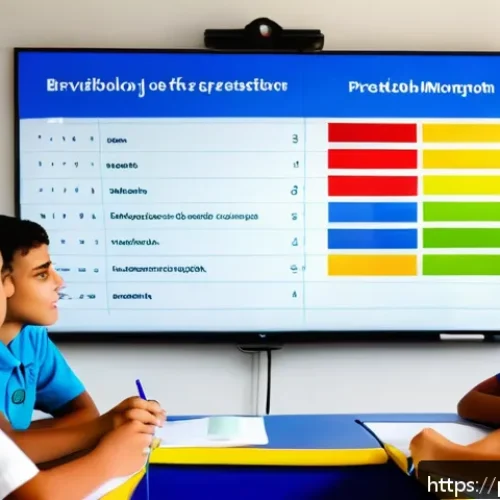 Home 17 국어 형태론 기초 - A vibrant classroom scene in a modern Brazilian school, featuring a diverse group of Portuguese-spea...